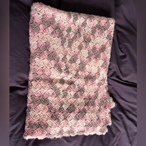 * Vintage crocheted heirloom blanket